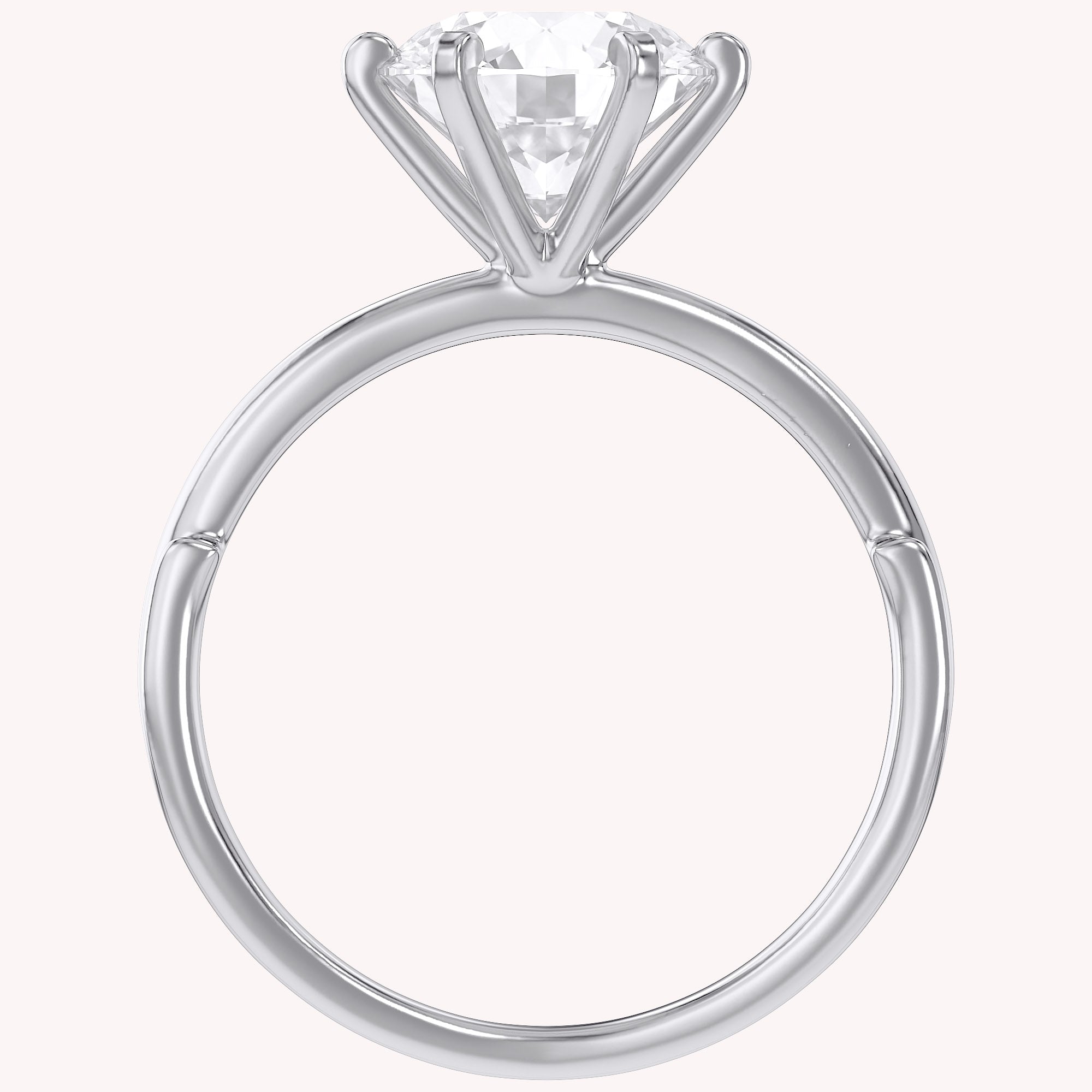 2.30 CT Round Lab Grown Diamond Solitaire Engagement Ring