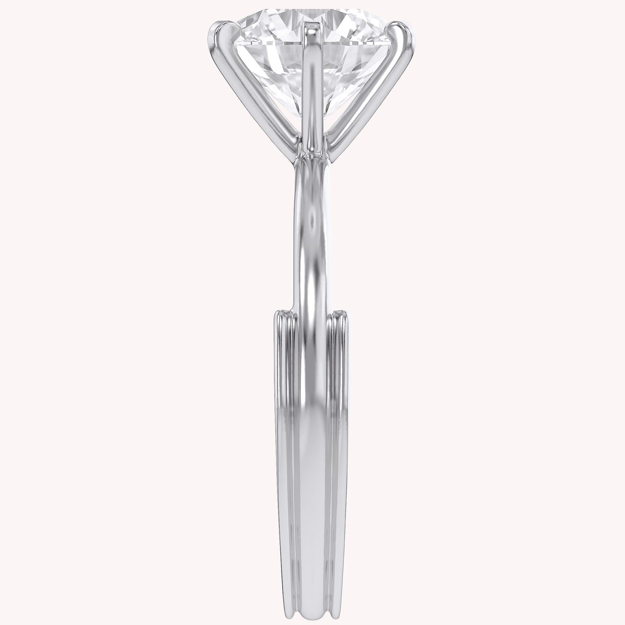 2.30 CT Round Lab Grown Diamond Solitaire Engagement Ring