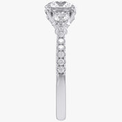 1.75 CT Three Stone Round lab Grown Diamond Engagement Ring