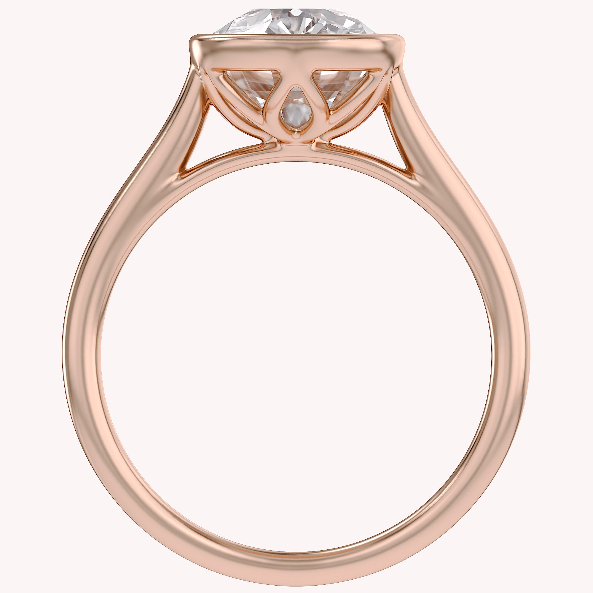 3 CT Cushion Lab Grown Diamond Solitaire Engagement Ring