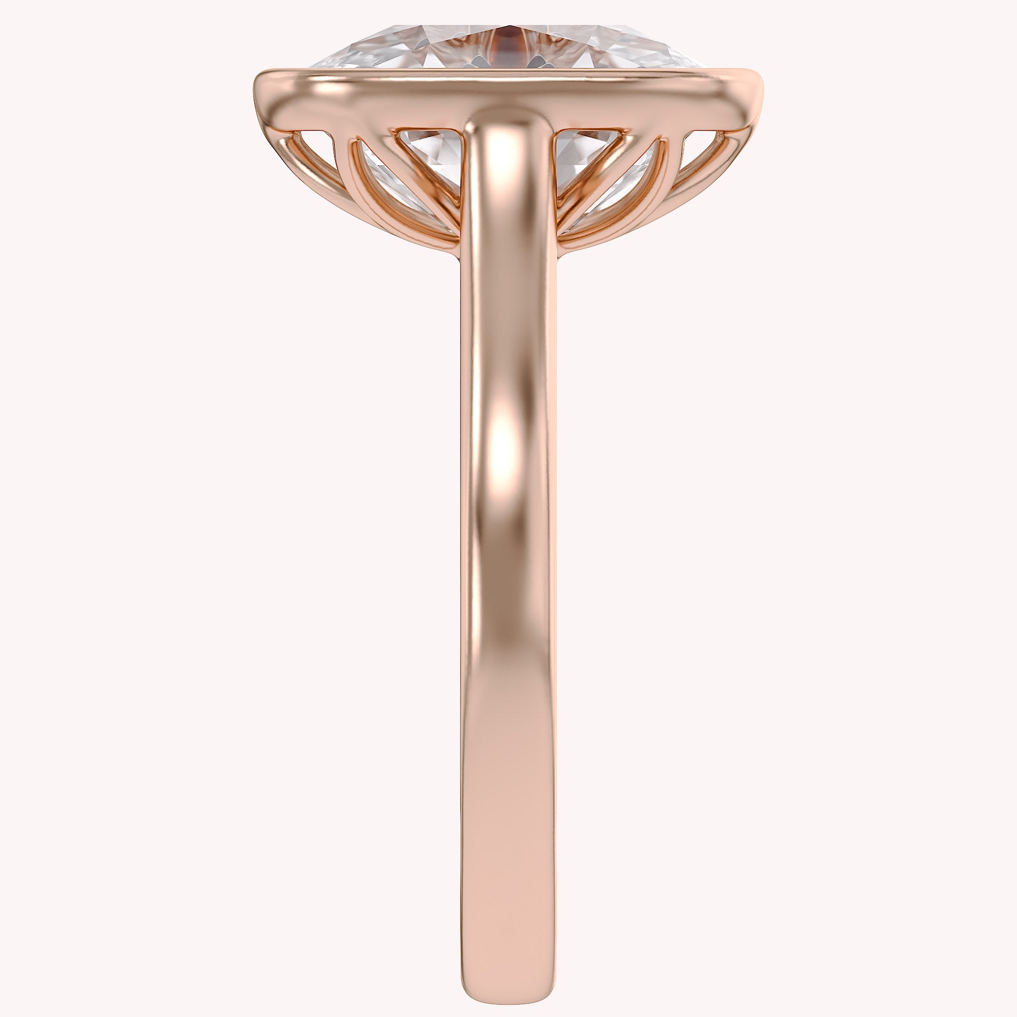 3 CT Cushion Lab Grown Diamond Solitaire Engagement Ring