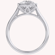 3 CT Cushion Lab Grown Diamond Solitaire Engagement Ring