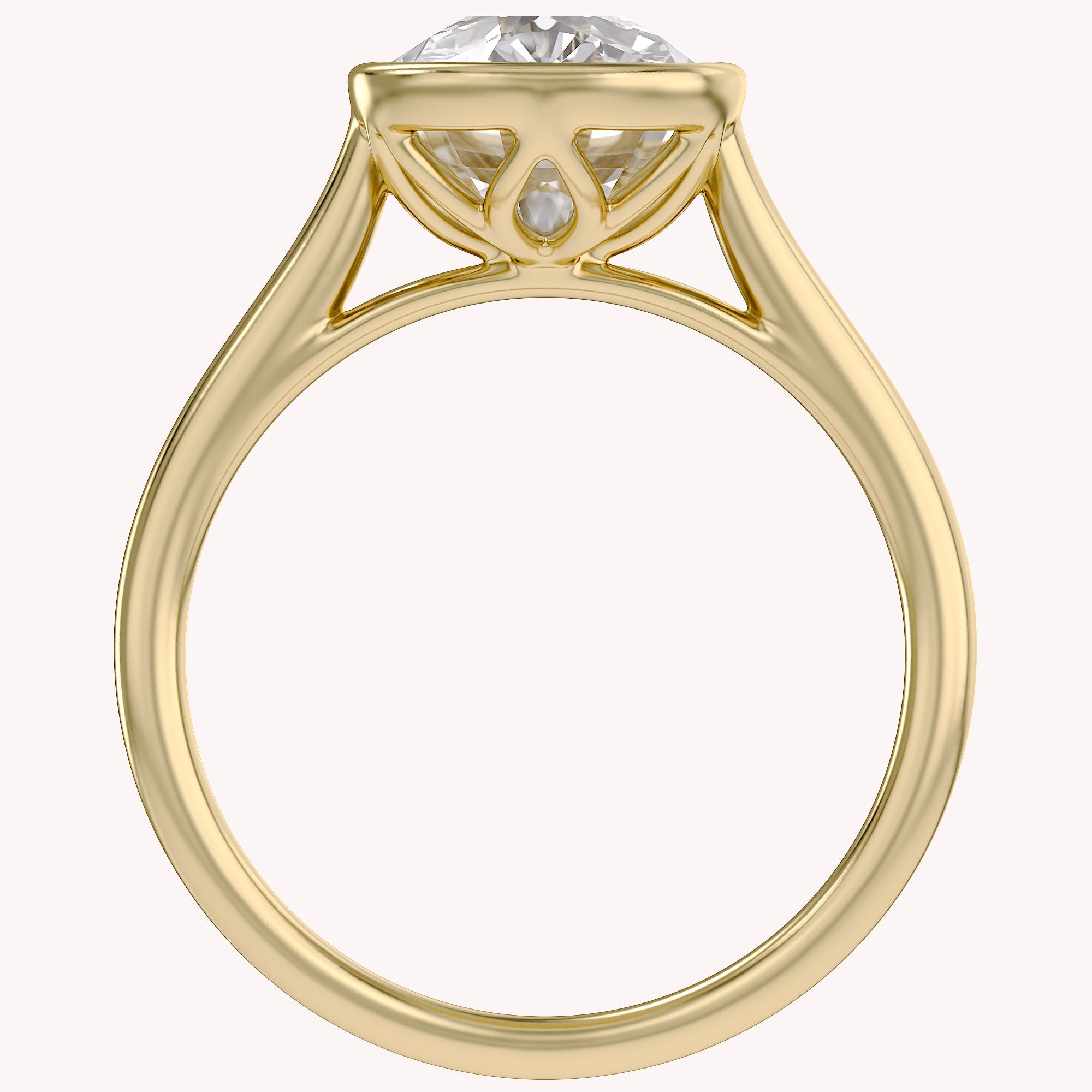 3 CT Cushion Lab Grown Diamond Solitaire Engagement Ring
