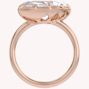 6CT Marquise Shape Lab Grown Diamond Solitaire Georgian Style Engagement Ring
