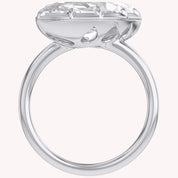 6CT Marquise Shape Lab Grown Diamond Solitaire Georgian Style Engagement Ring