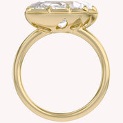6CT Marquise Shape Lab Grown Diamond Solitaire Georgian Style Engagement Ring
