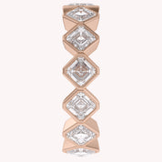 Asscher-Cut Full-Eternity Ring | Lab-Grown Diamond