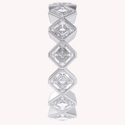 Asscher-Cut Full-Eternity Ring | Lab-Grown Diamond