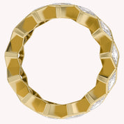 Asscher-Cut Full-Eternity Ring | Lab-Grown Diamond