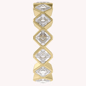Asscher-Cut Full-Eternity Ring | Lab-Grown Diamond
