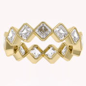 Asscher-Cut Full-Eternity Ring | Lab-Grown Diamond