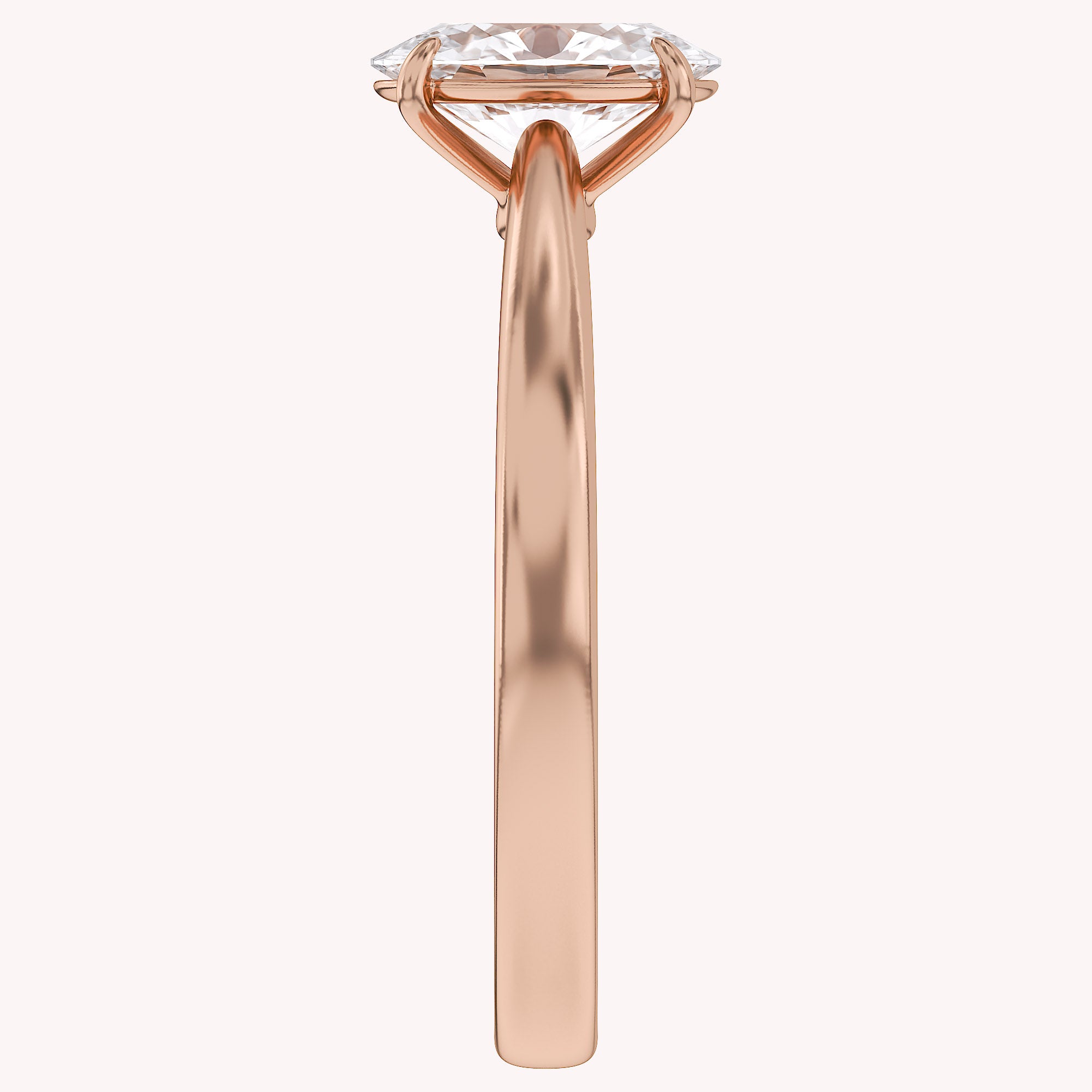Oval-Cut Solitaire Engagement Ring | Lab-Grown Diamond