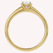 Oval-Cut Solitaire Engagement Ring | Lab-Grown Diamond
