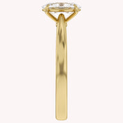 Oval-Cut Solitaire Engagement Ring | Lab-Grown Diamond