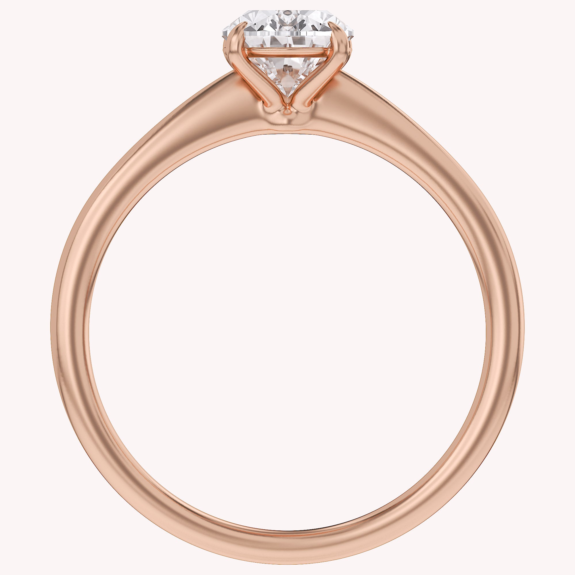 Pear-Cut Solitaire Engagement Ring | Lab-Grown Diamond