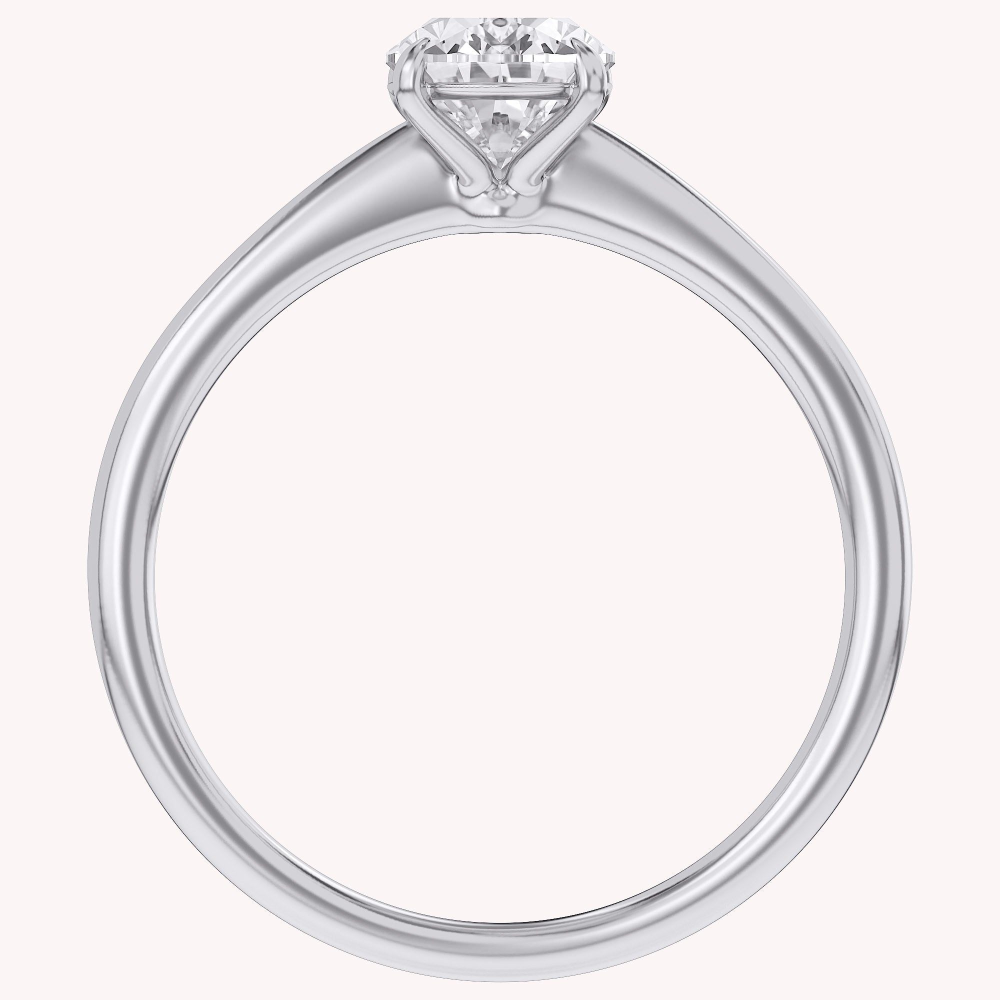 Pear-Cut Solitaire Engagement Ring | Lab-Grown Diamond