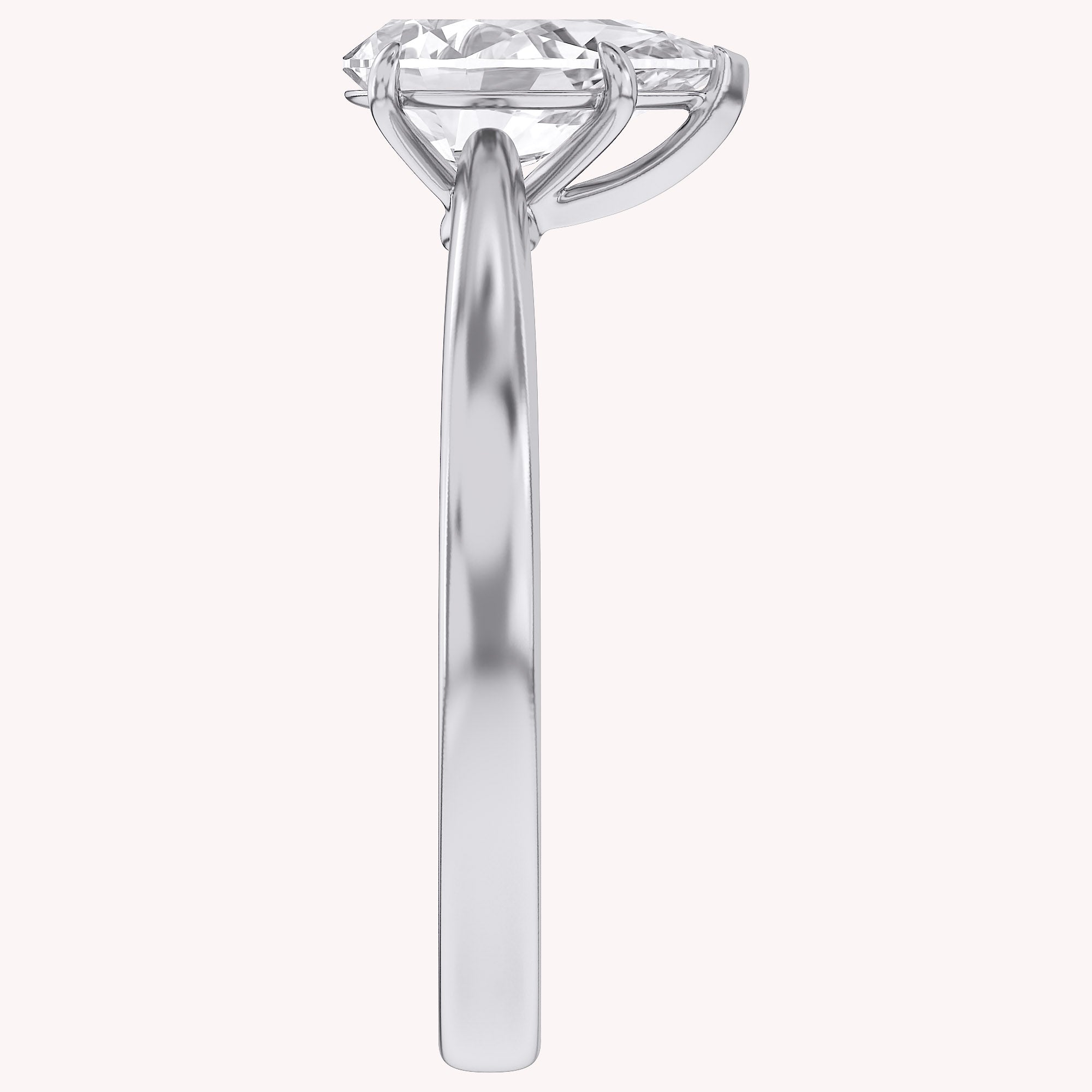 Pear-Cut Solitaire Engagement Ring | Lab-Grown Diamond