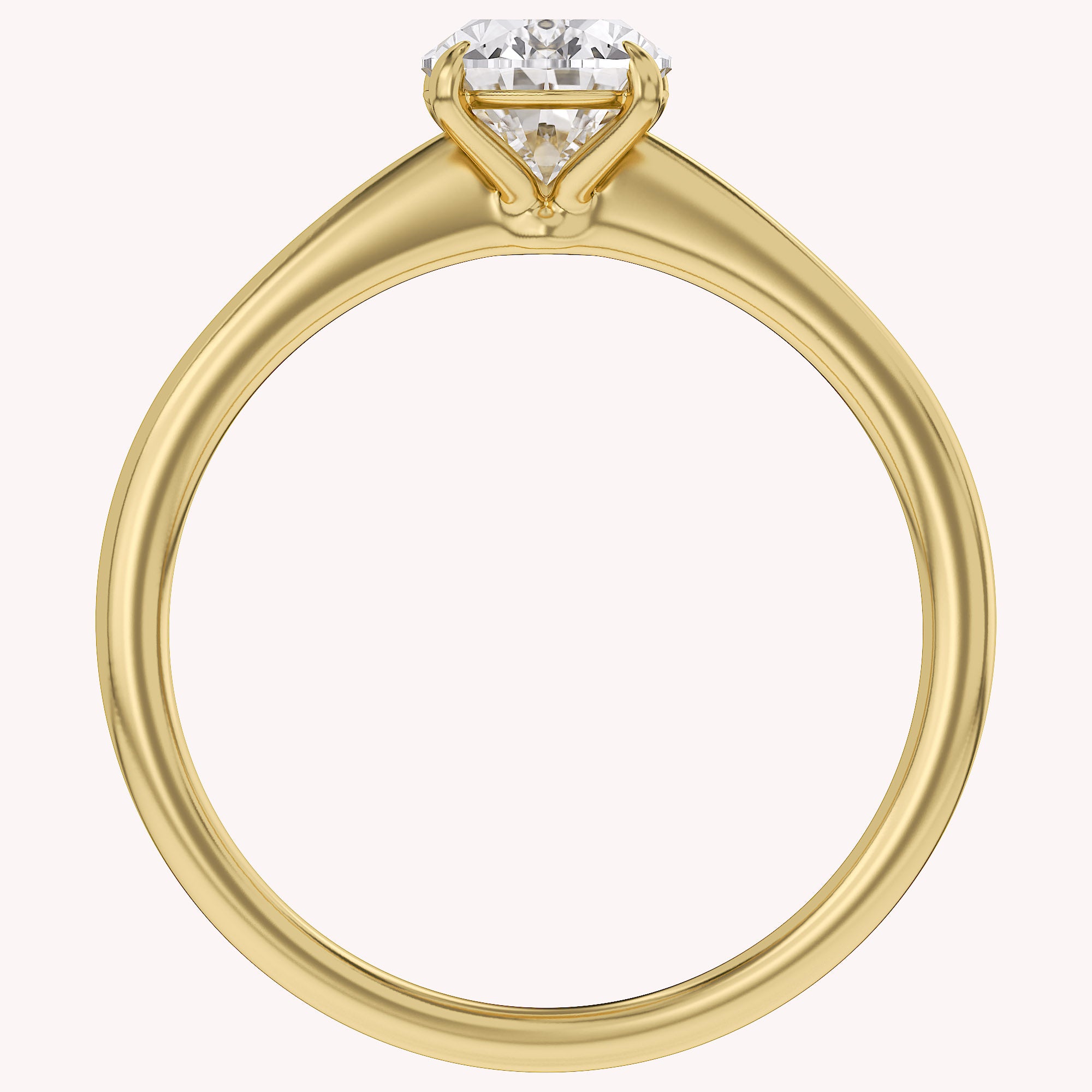 Pear-Cut Solitaire Engagement Ring | Lab-Grown Diamond