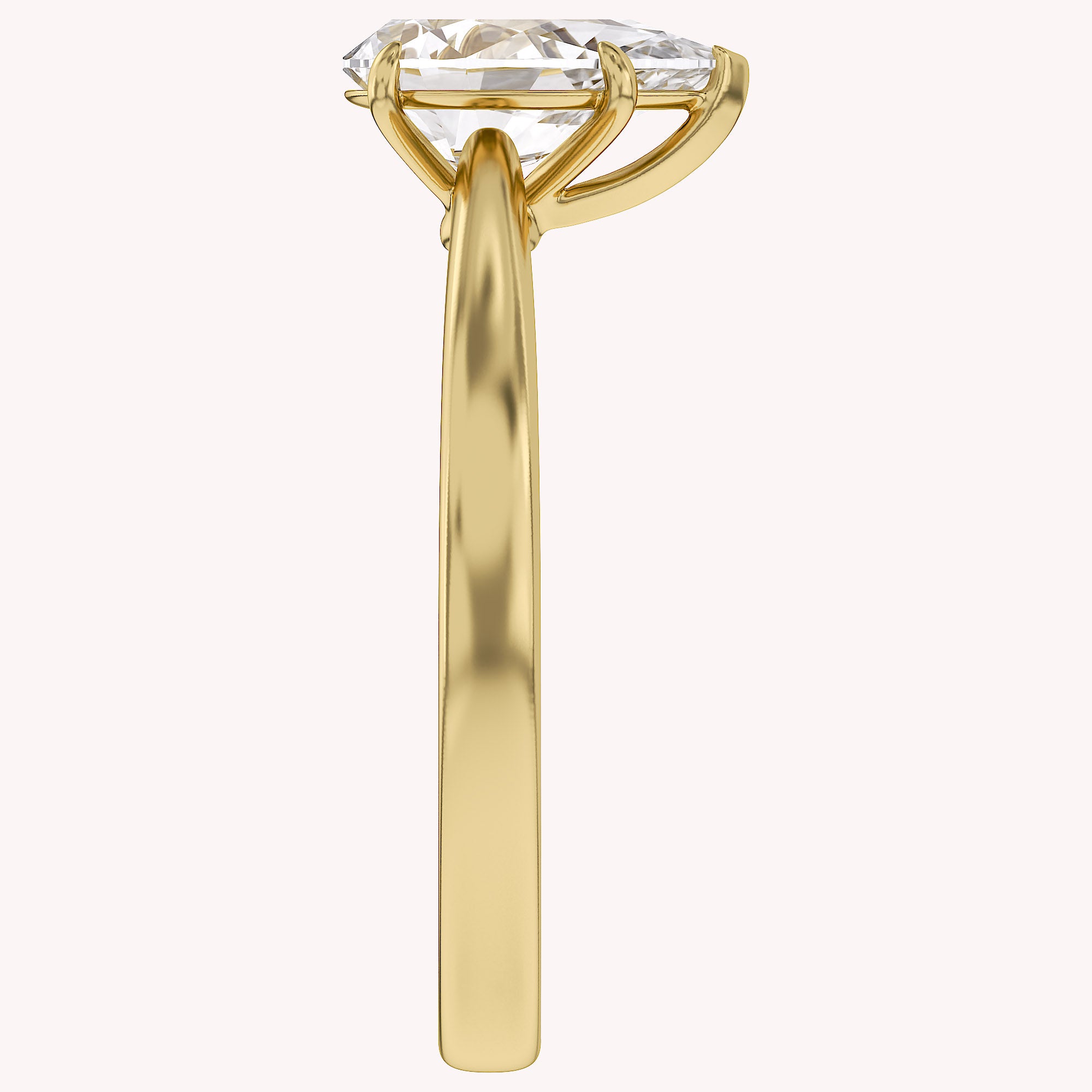 Pear-Cut Solitaire Engagement Ring | Lab-Grown Diamond
