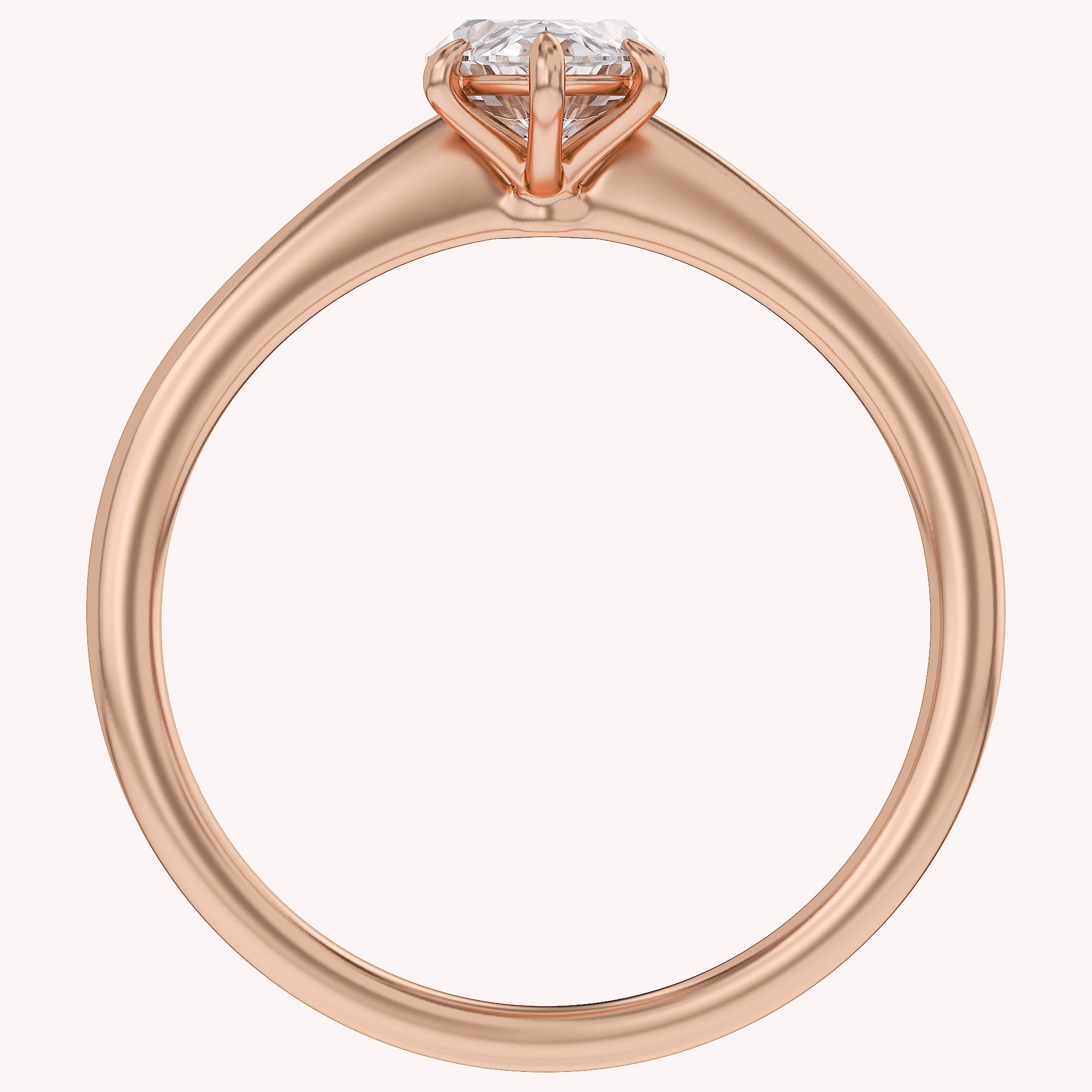 Marquise-Cut Solitaire Engagement Ring | Lab-Grown Diamond