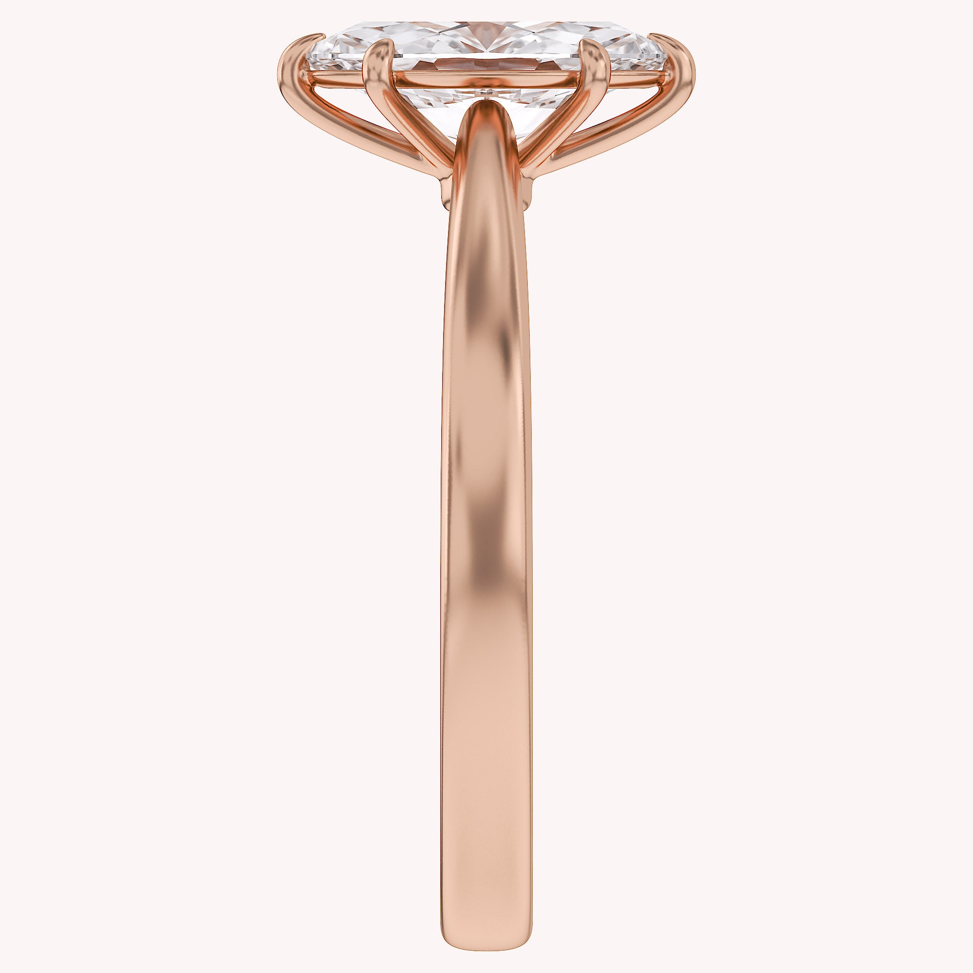Marquise-Cut Solitaire Engagement Ring | Lab-Grown Diamond