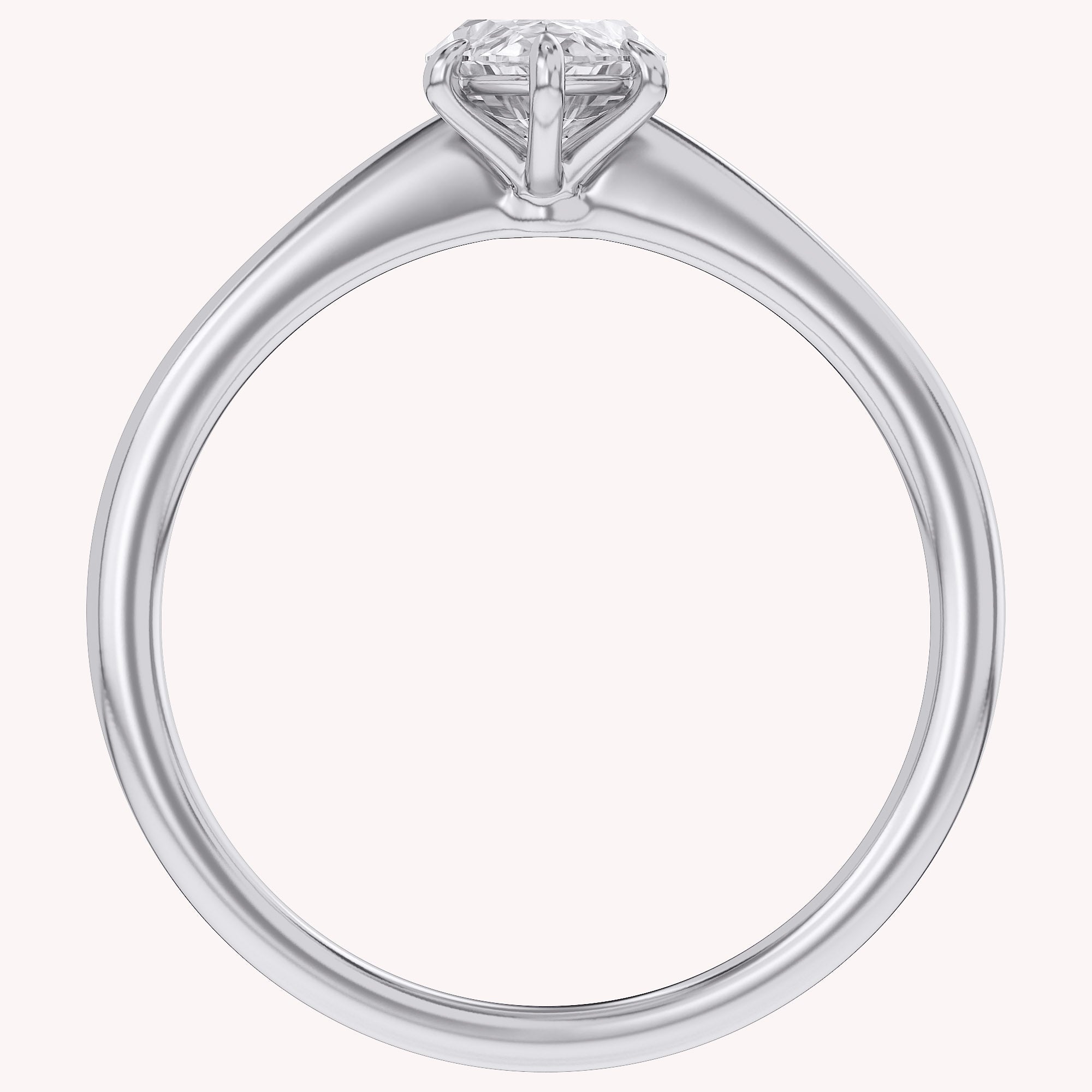 Marquise-Cut Solitaire Engagement Ring | Lab-Grown Diamond