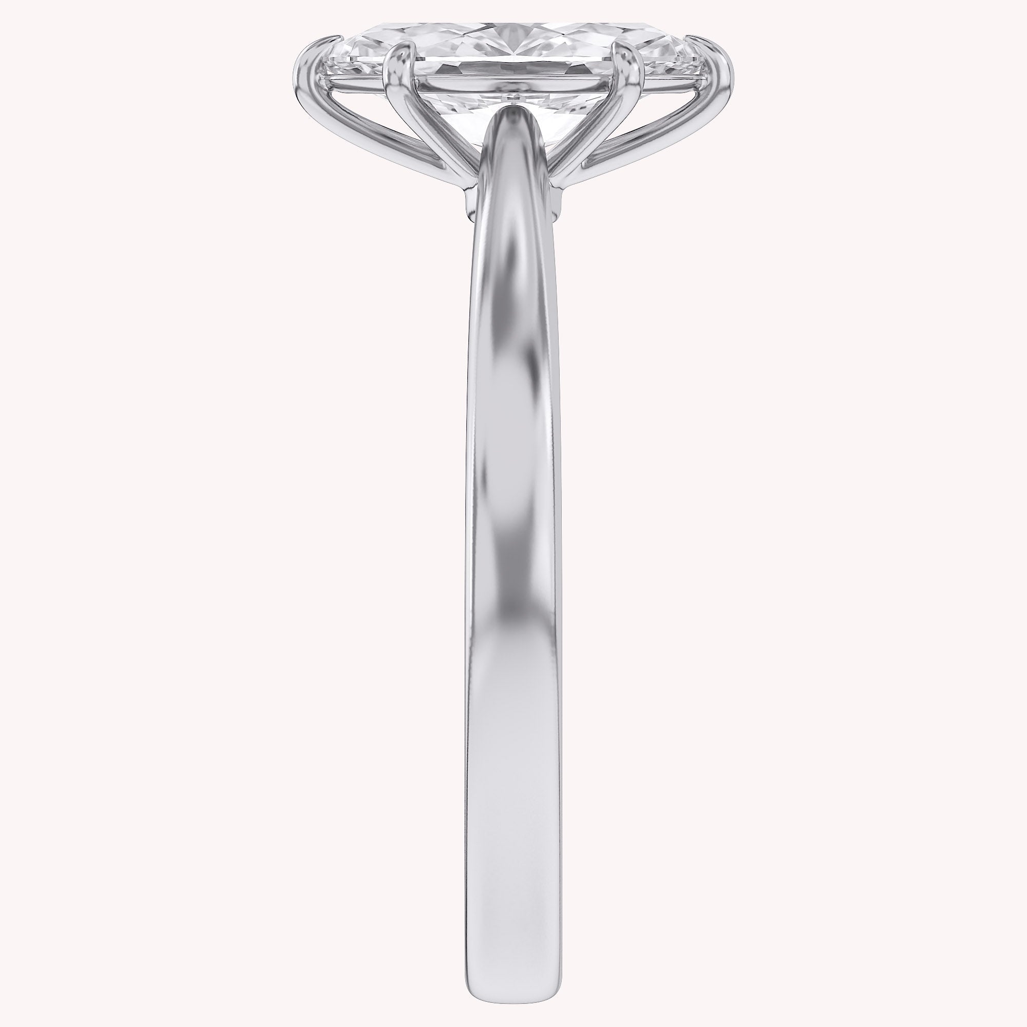 Marquise-Cut Solitaire Engagement Ring | Lab-Grown Diamond