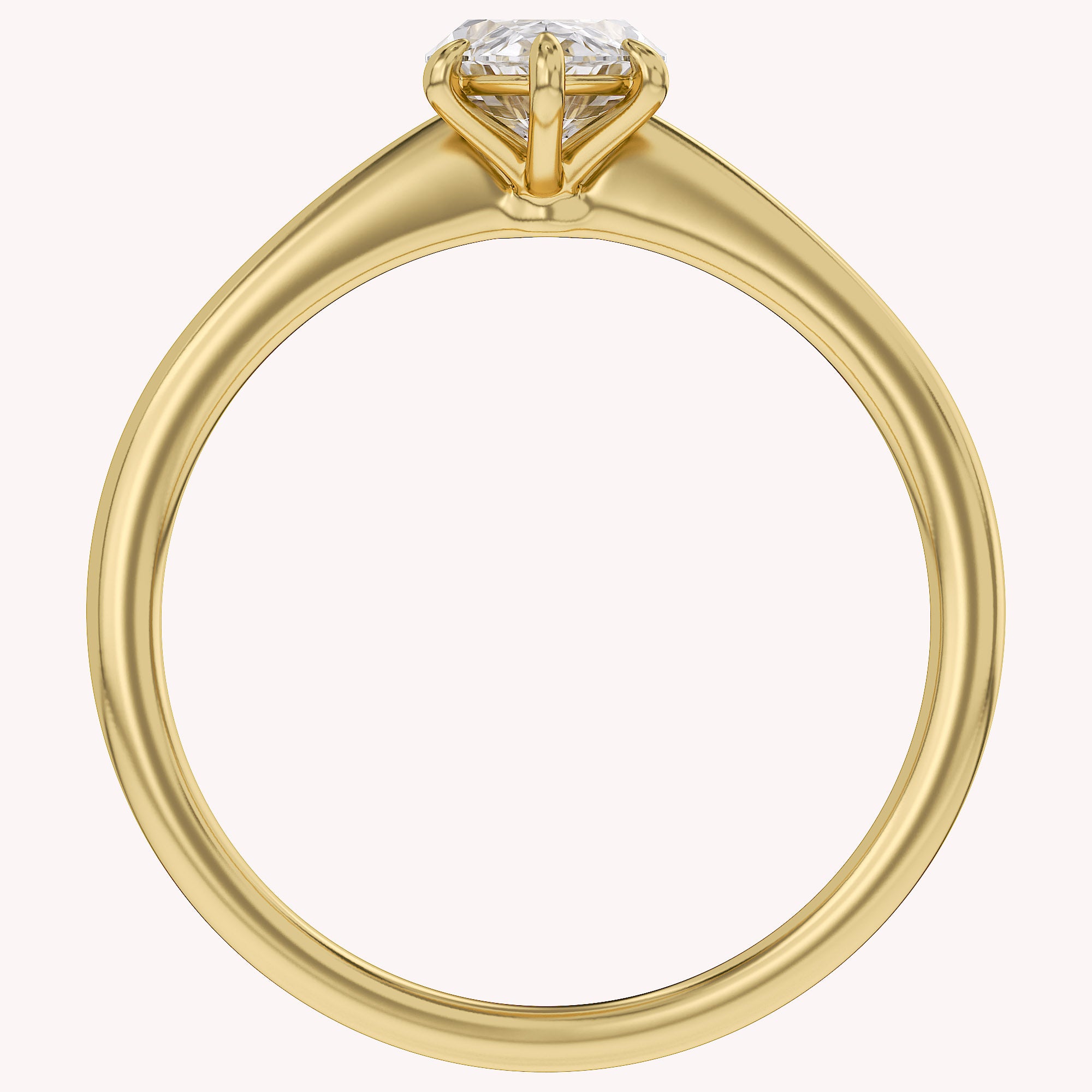 Marquise-Cut Solitaire Engagement Ring | Lab-Grown Diamond