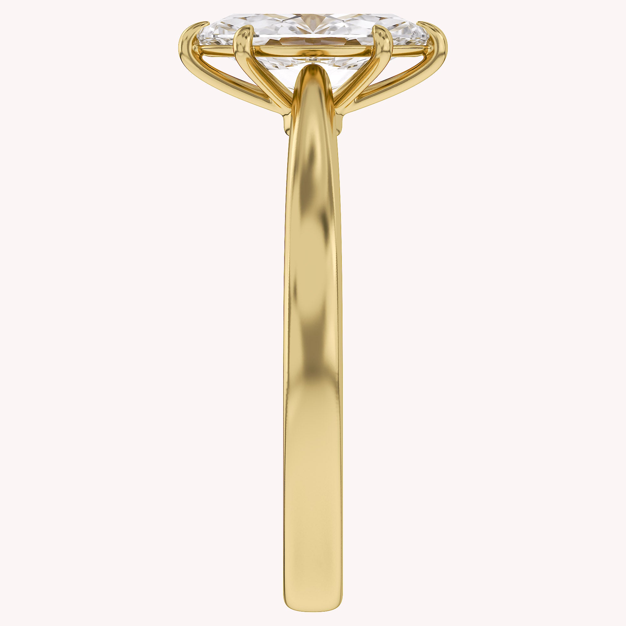 Marquise-Cut Solitaire Engagement Ring | Lab-Grown Diamond