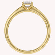 Emerald-Cut Solitaire Engagement Ring | Lab-Grown Diamond