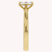 Emerald-Cut Solitaire Engagement Ring | Lab-Grown Diamond