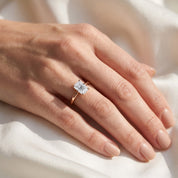 Radiant-Cut Solitaire Engagement Ring | Lab-Grown Diamond