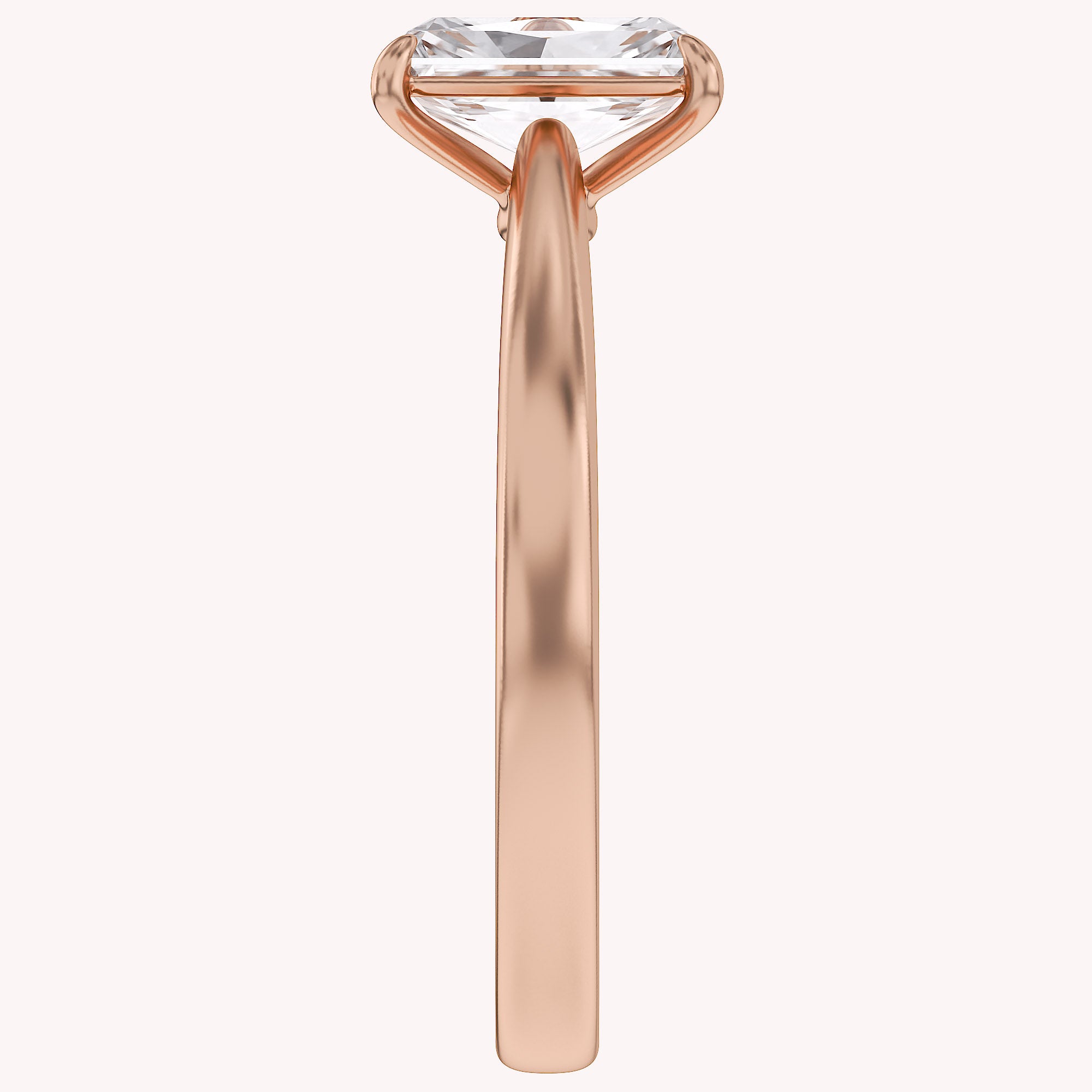 Radiant-Cut Solitaire Engagement Ring | Lab-Grown Diamond