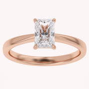 Radiant-Cut Solitaire Engagement Ring | Lab-Grown Diamond