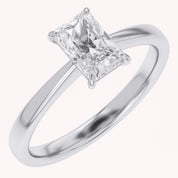 Radiant-Cut Solitaire Engagement Ring | Lab-Grown Diamond
