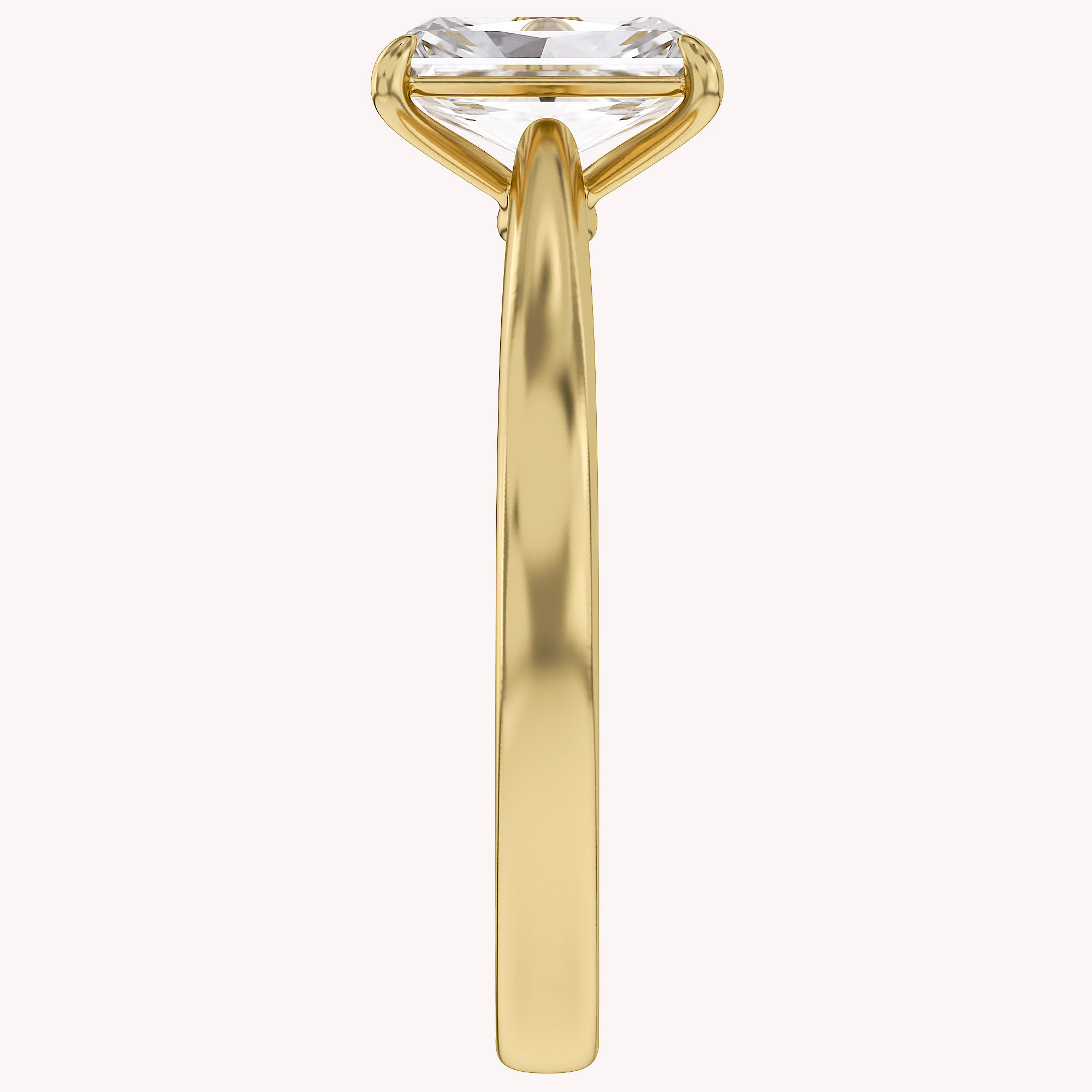 Radiant-Cut Solitaire Engagement Ring | Lab-Grown Diamond