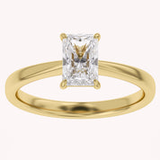 Radiant-Cut Solitaire Engagement Ring | Lab-Grown Diamond