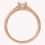 Cushion-Cut Solitaire Engagement Ring | Lab-Grown Diamond