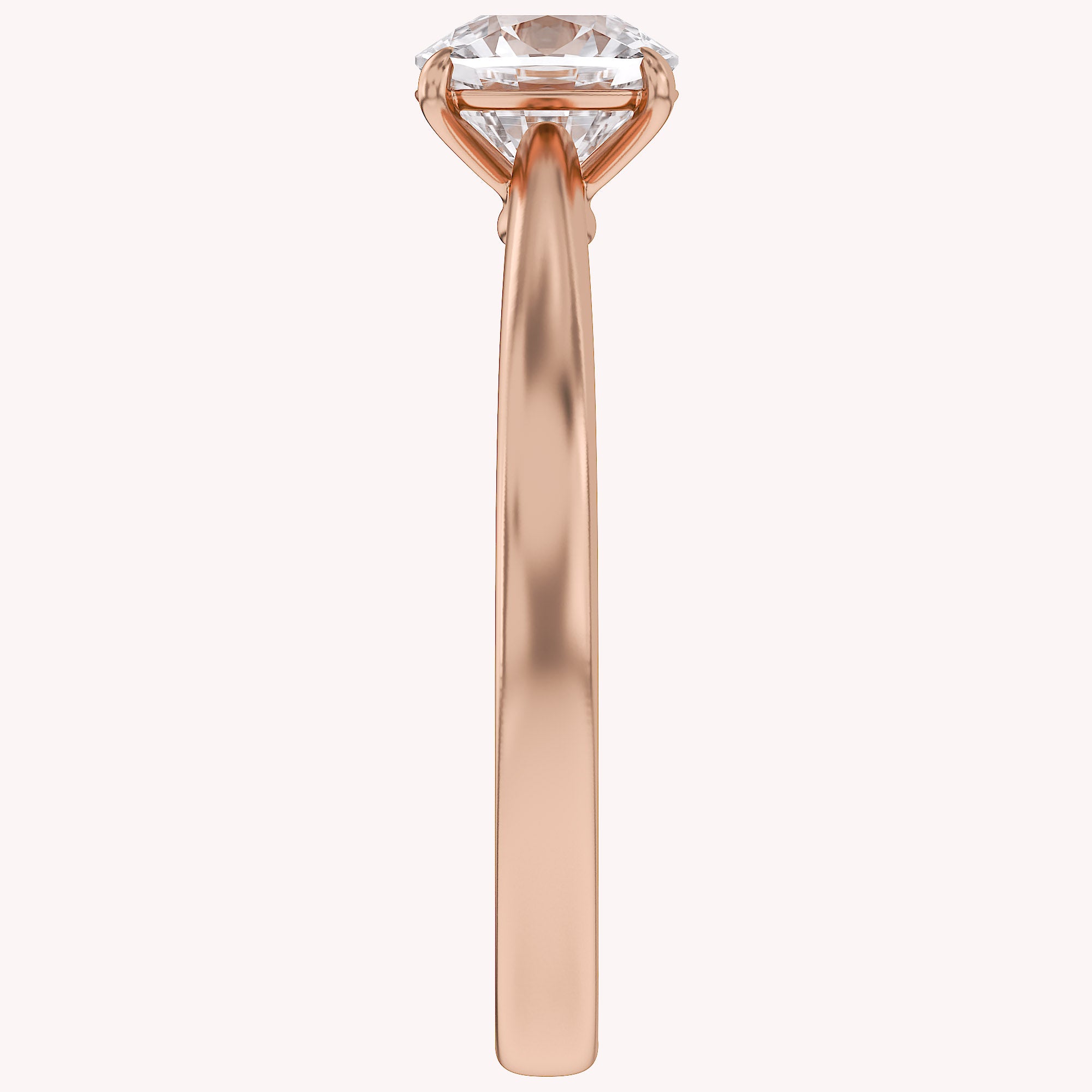 Cushion-Cut Solitaire Engagement Ring | Lab-Grown Diamond