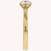 Cushion-Cut Solitaire Engagement Ring | Lab-Grown Diamond