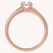 Asscher-Cut Solitaire Engagement Ring | Lab-Grown Diamond