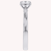 Asscher-Cut Solitaire Engagement Ring | Lab-Grown Diamond