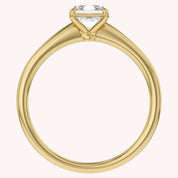 Asscher-Cut Solitaire Engagement Ring | Lab-Grown Diamond