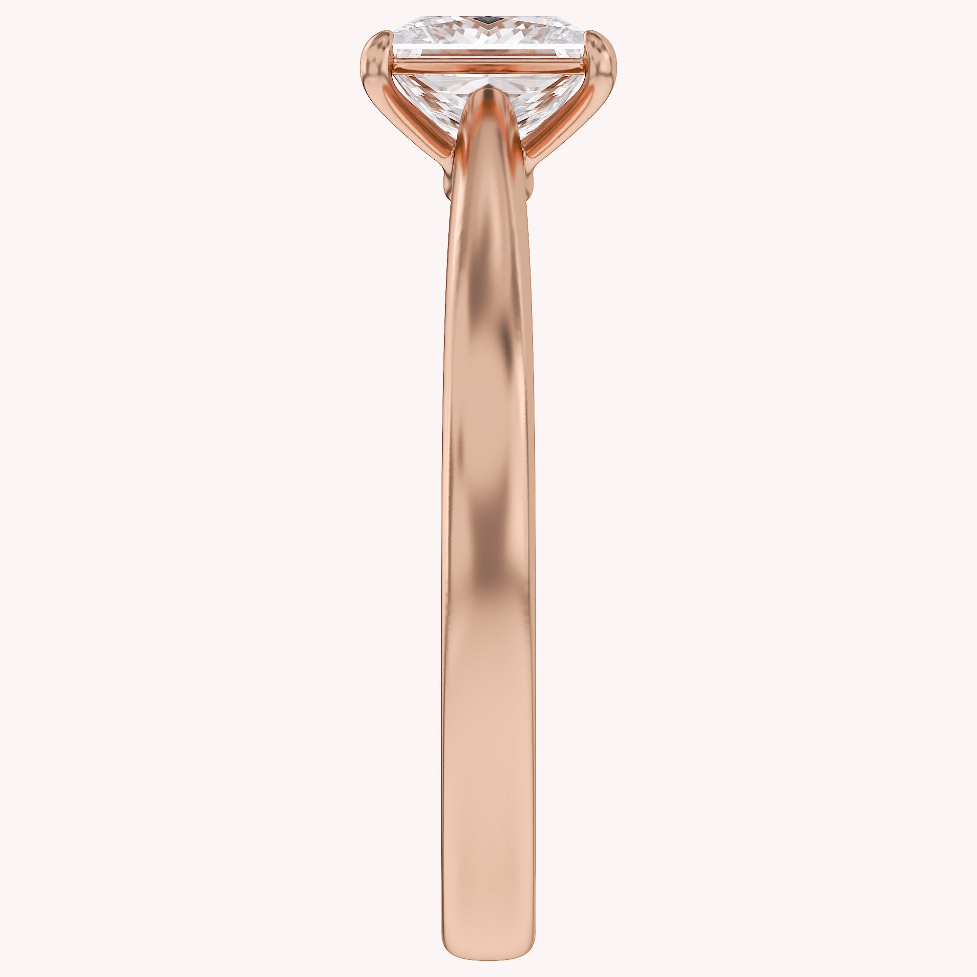 Princess-Cut Solitaire Engagement Ring | Lab-Grown Diamond