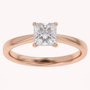 Princess-Cut Solitaire Engagement Ring | Lab-Grown Diamond