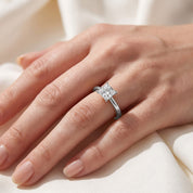 Princess-Cut Solitaire Engagement Ring | Lab-Grown Diamond