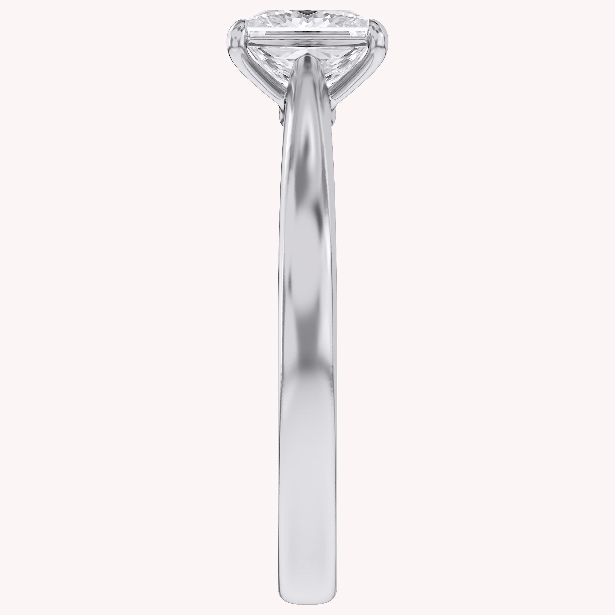 Princess-Cut Solitaire Engagement Ring | Lab-Grown Diamond