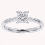 Princess-Cut Solitaire Engagement Ring | Lab-Grown Diamond