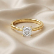 Princess-Cut Solitaire Engagement Ring | Lab-Grown Diamond