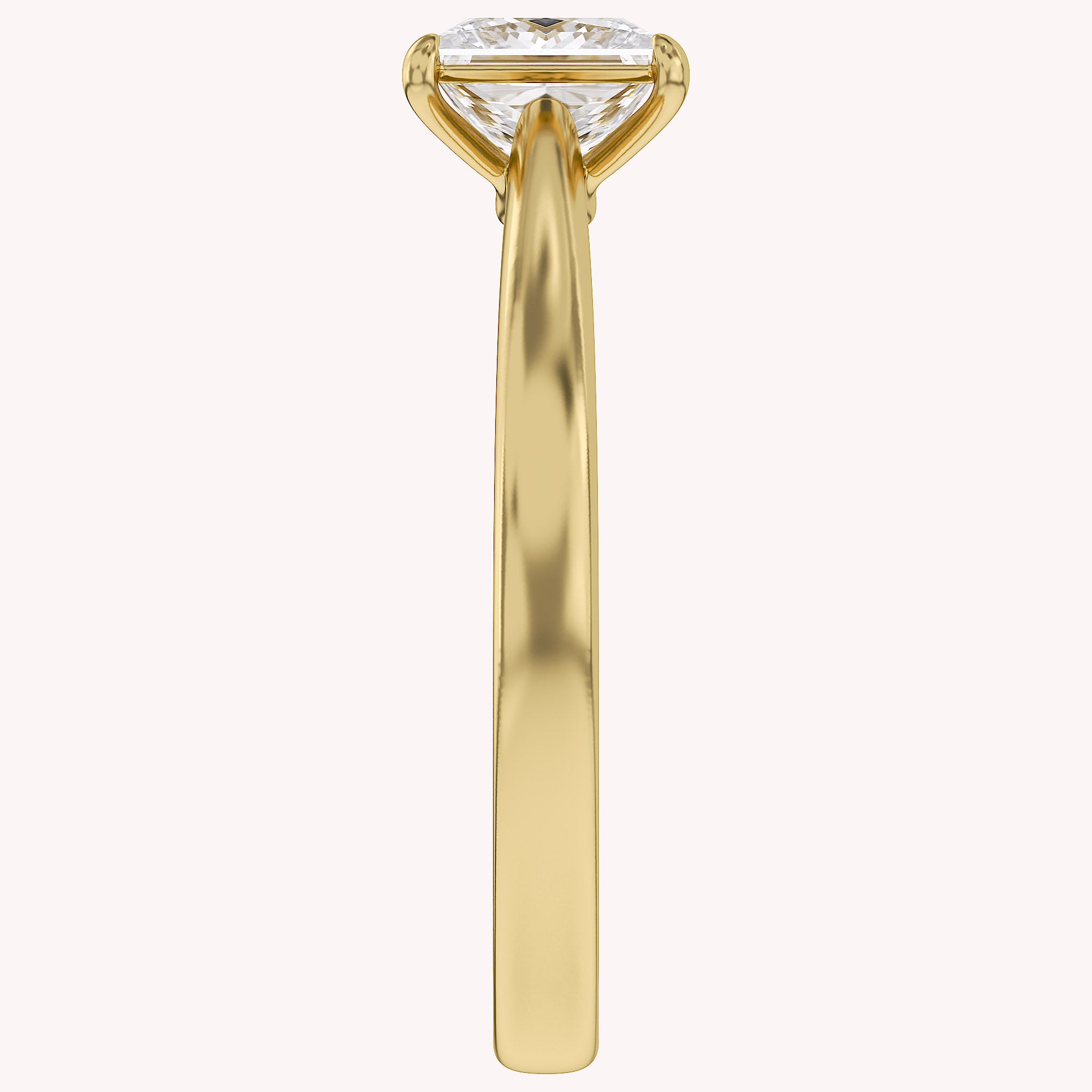 Princess-Cut Solitaire Engagement Ring | Lab-Grown Diamond